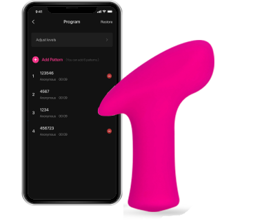 The Lovense Remote app allows you to to choose which vibration levels you prefer and save them in your toy for later use. 